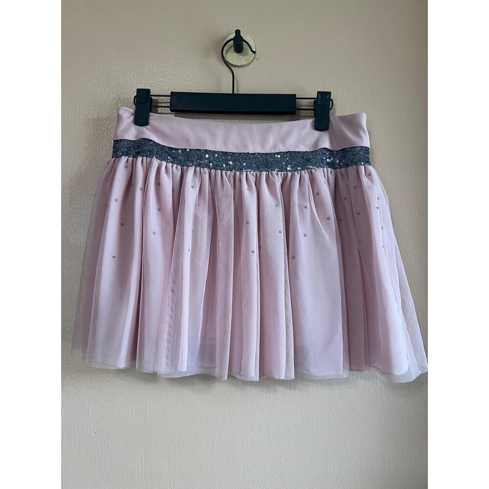 Princess Vera Wang Pink Tulle Sequin Mini Skirt Juniors 5 Balletcore Formal